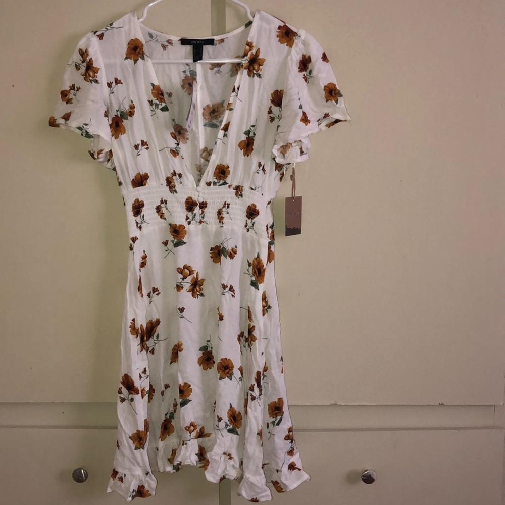 Woven dress from Forever 21 Ivory/Gold